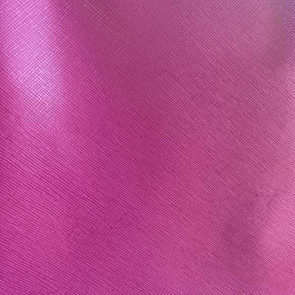 Coccinelle Codice Lavorazione No 8 Saffiano Leather Purse Pink Tote - Picture 16 of 16